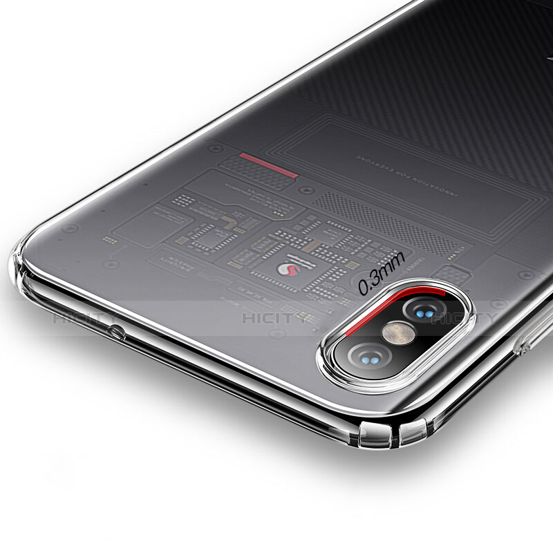 Funda Silicona Ultrafina Transparente T04 para Xiaomi Mi 8 Pro Global Version Claro
