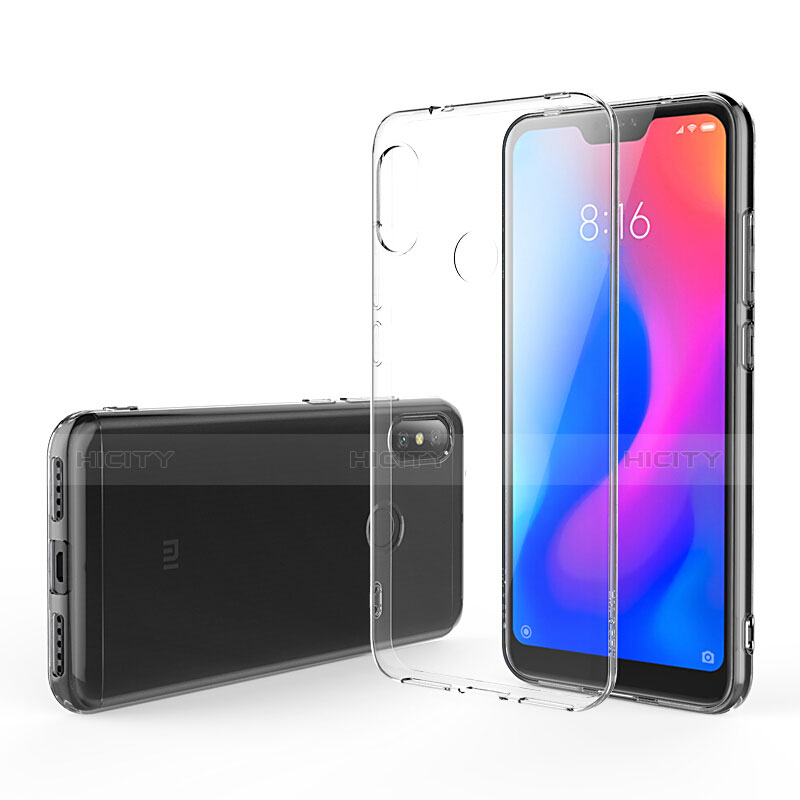 Funda Silicona Ultrafina Transparente T04 para Xiaomi Mi A2 Lite Claro