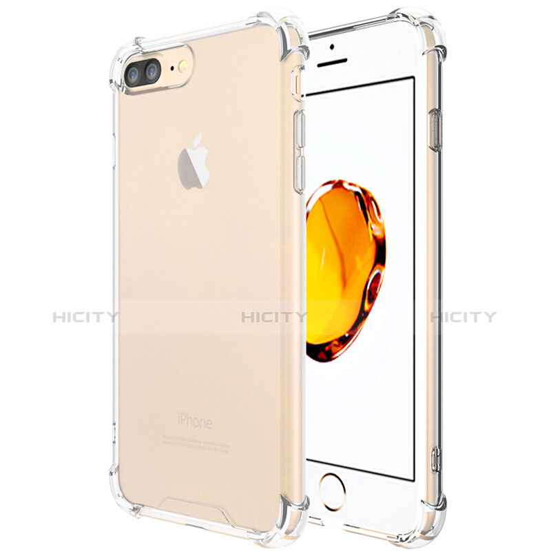 Funda Silicona Ultrafina Transparente T05 para Apple iPhone 8 Plus Claro