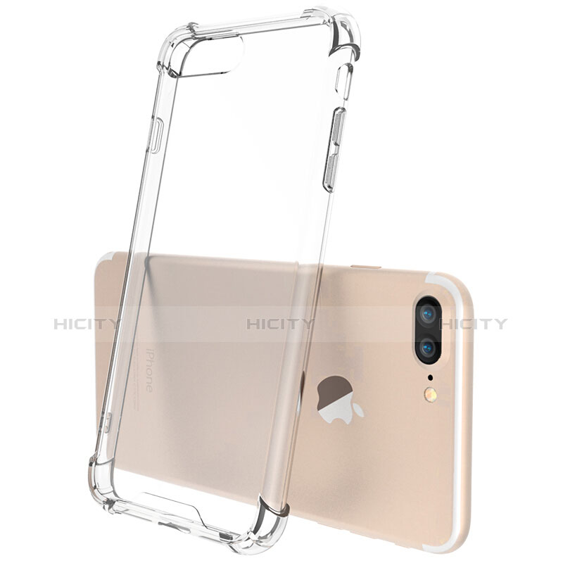 Funda Silicona Ultrafina Transparente T05 para Apple iPhone 8 Plus Claro