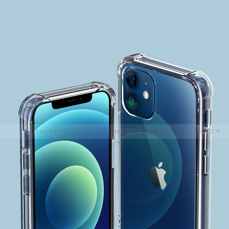Funda Silicona Ultrafina Transparente T06 para Apple iPhone 12 Claro