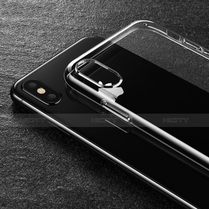 Funda Silicona Ultrafina Transparente T06 para Apple iPhone X Claro