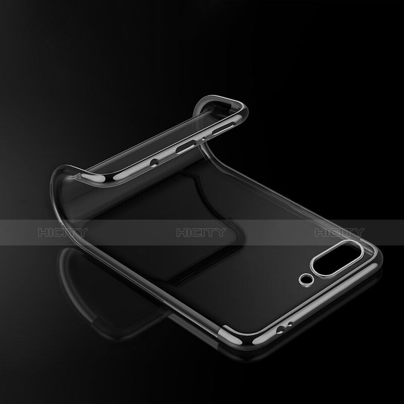 Funda Silicona Ultrafina Transparente T06 para Huawei Honor 10 Negro
