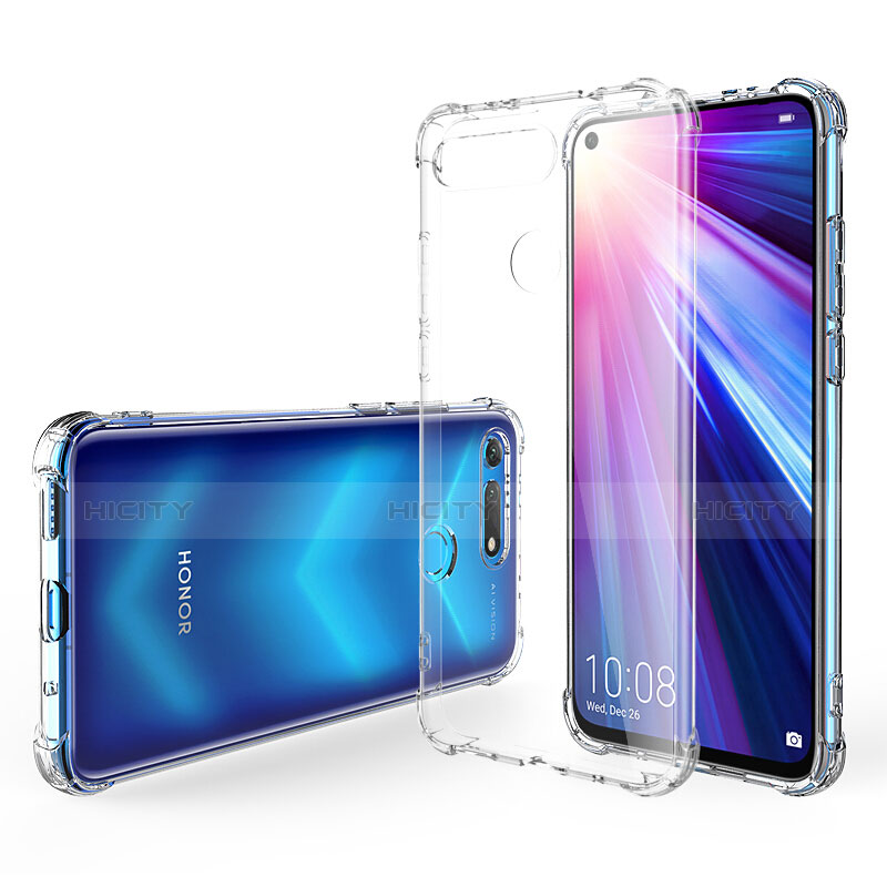 Funda Silicona Ultrafina Transparente T06 para Huawei Honor V20 Claro