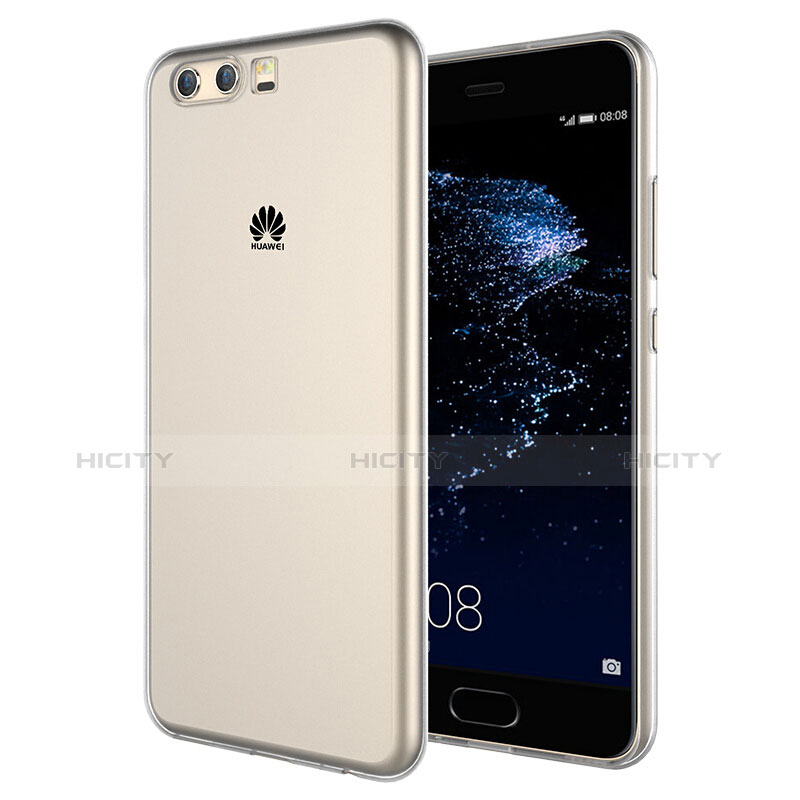 Funda Silicona Ultrafina Transparente T06 para Huawei P10 Plus Claro