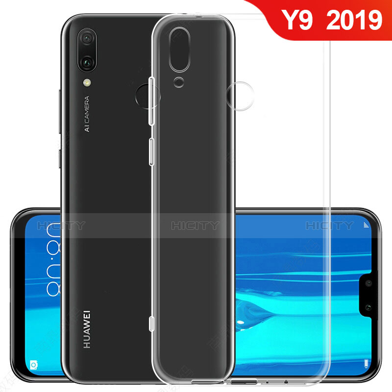 Funda Silicona Ultrafina Transparente T06 para Huawei Y9 (2019) Claro