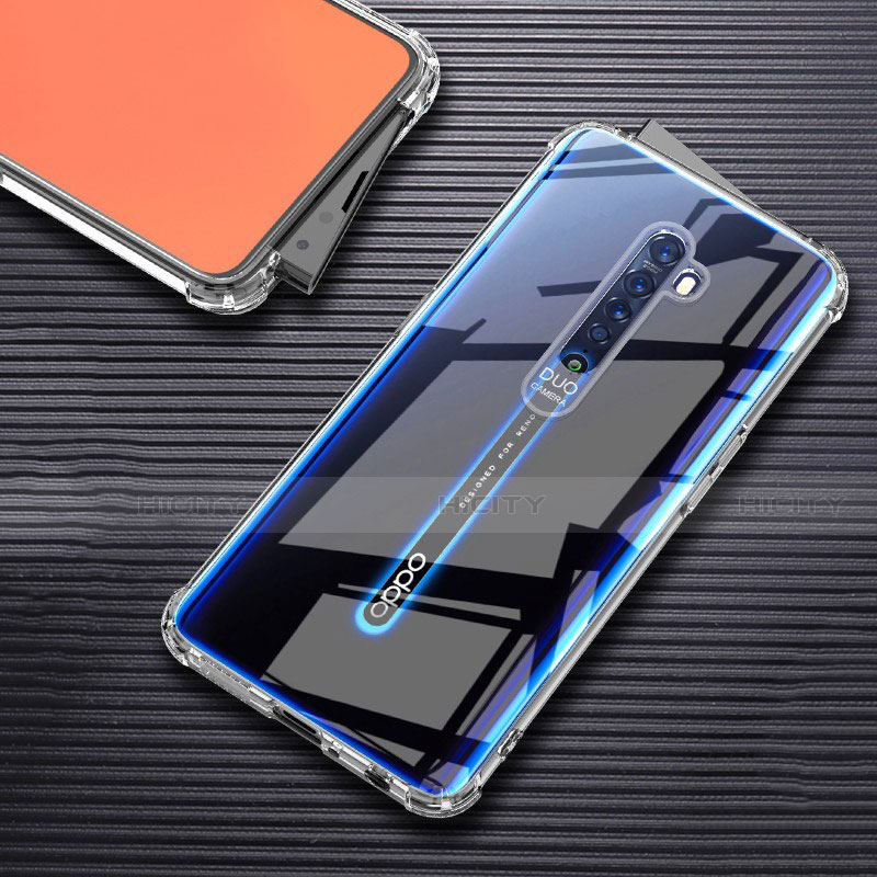 Funda Silicona Ultrafina Transparente T06 para Oppo Reno2 Claro