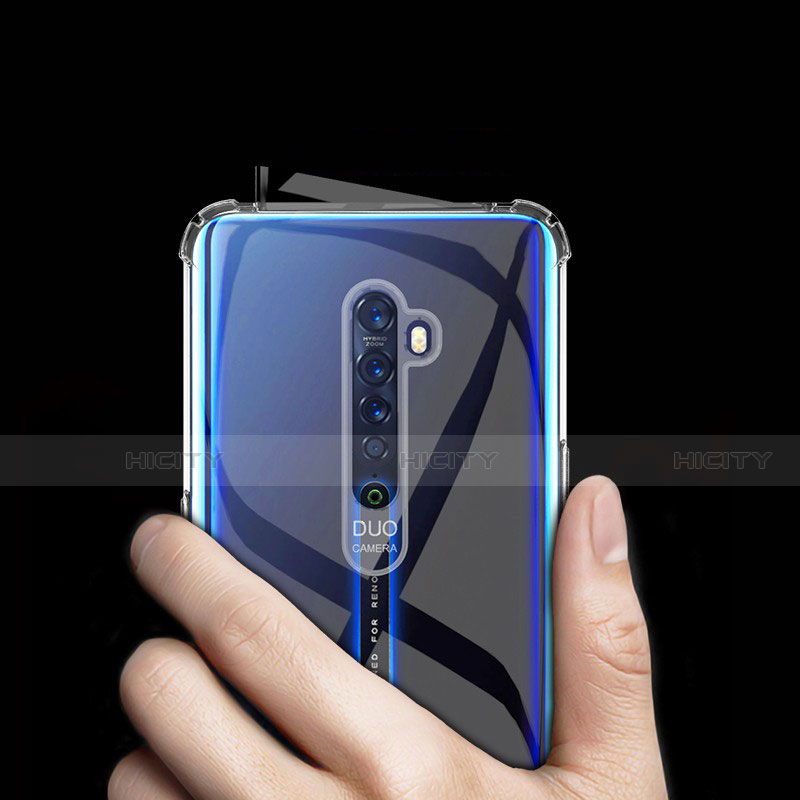 Funda Silicona Ultrafina Transparente T06 para Oppo Reno2 Claro