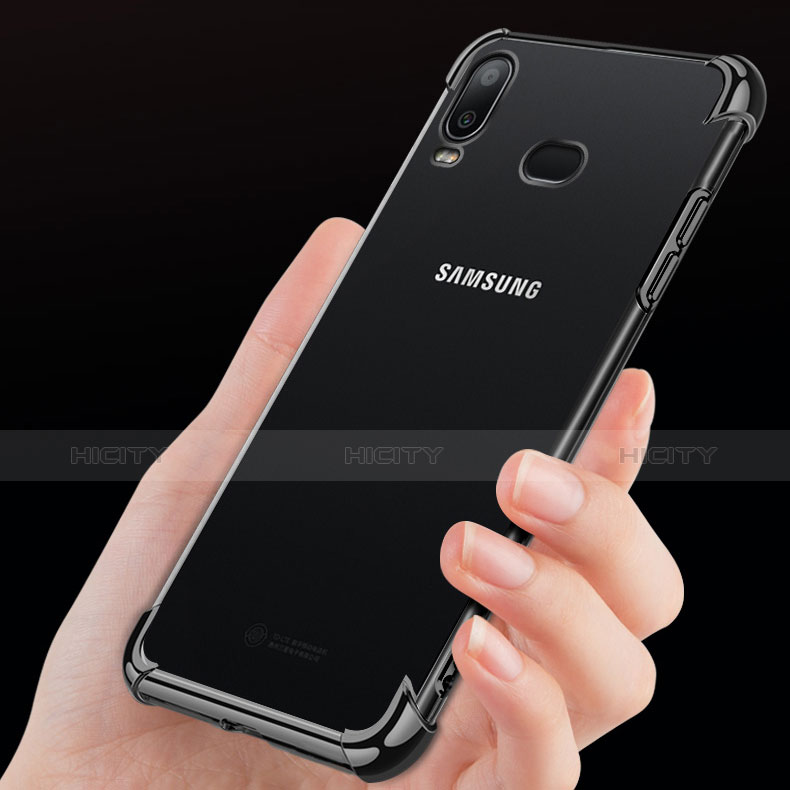 Funda Silicona Ultrafina Transparente T06 para Samsung Galaxy A6s Claro
