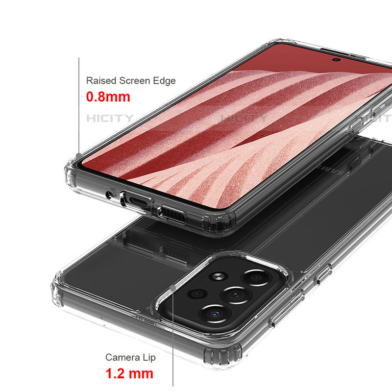 Funda Silicona Ultrafina Transparente T06 para Samsung Galaxy A73 5G Claro