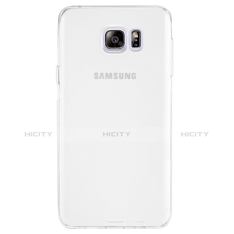 Funda Silicona Ultrafina Transparente T06 para Samsung Galaxy Note 5 N9200 N920 N920F Blanco