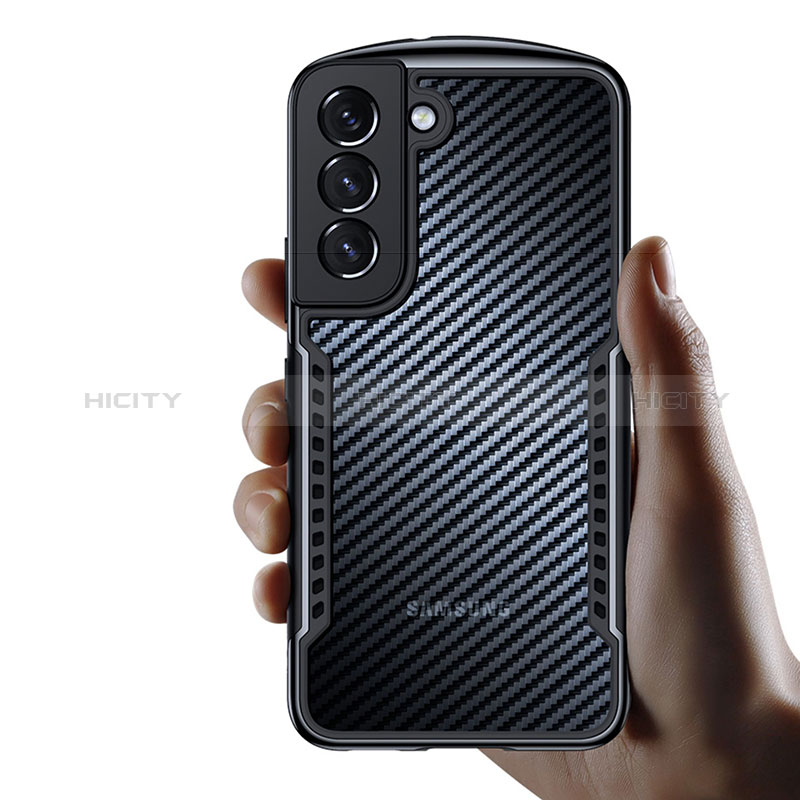 Funda Silicona Ultrafina Transparente T06 para Samsung Galaxy S24 Plus 5G Negro