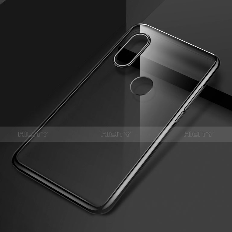 Funda Silicona Ultrafina Transparente T06 para Xiaomi Mi 8 Negro