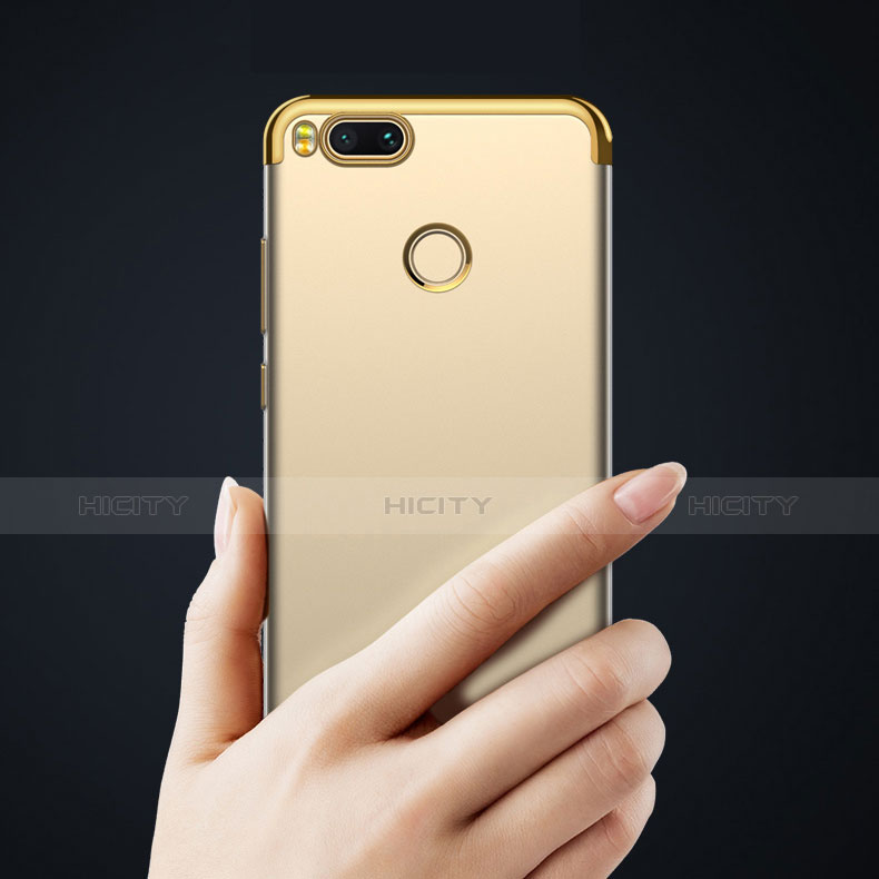 Funda Silicona Ultrafina Transparente T06 para Xiaomi Mi A1 Oro