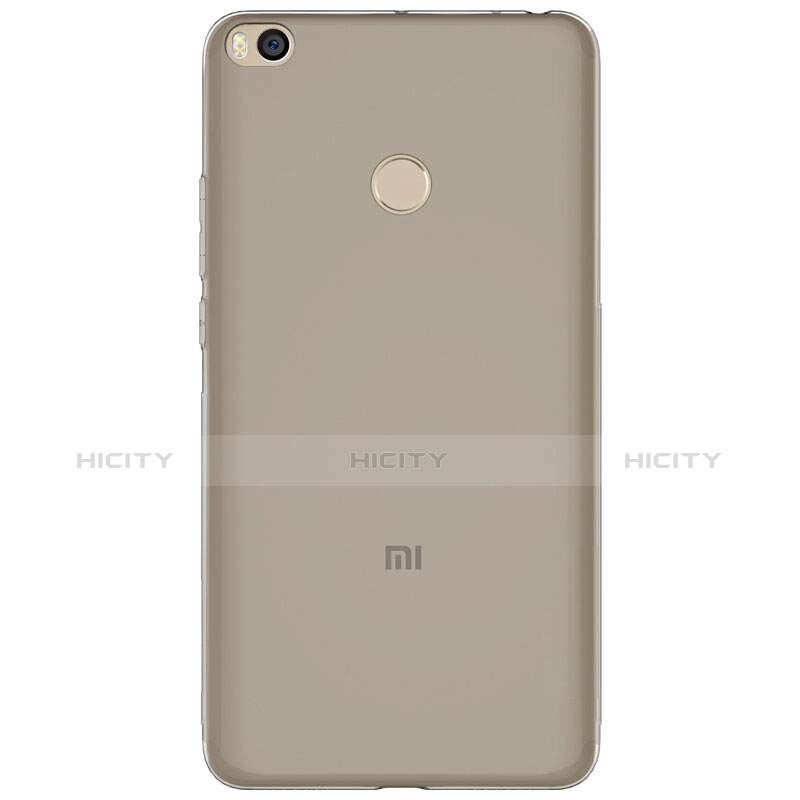 Funda Silicona Ultrafina Transparente T06 para Xiaomi Mi Max 2 Gris