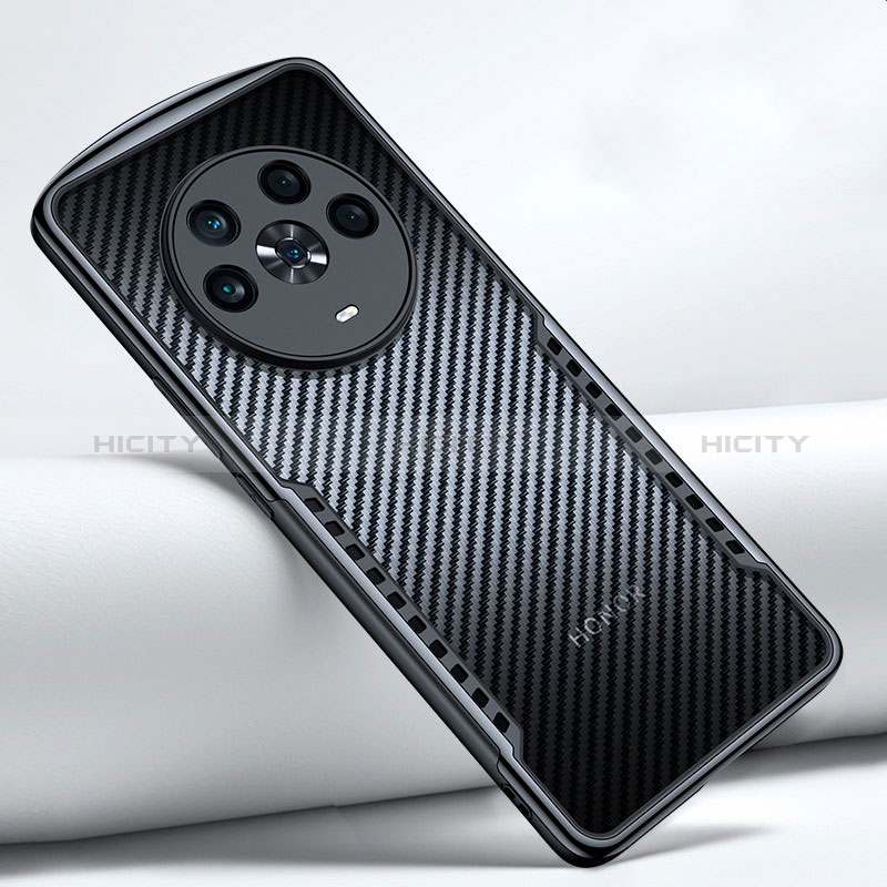 Funda Silicona Ultrafina Transparente T07 para Huawei Honor Magic4 Pro 5G Negro