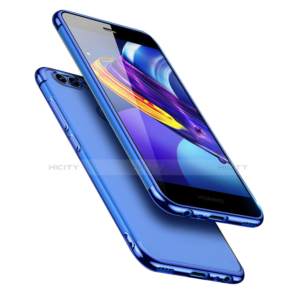 Funda Silicona Ultrafina Transparente T07 para Huawei Nova 2 Plus Azul