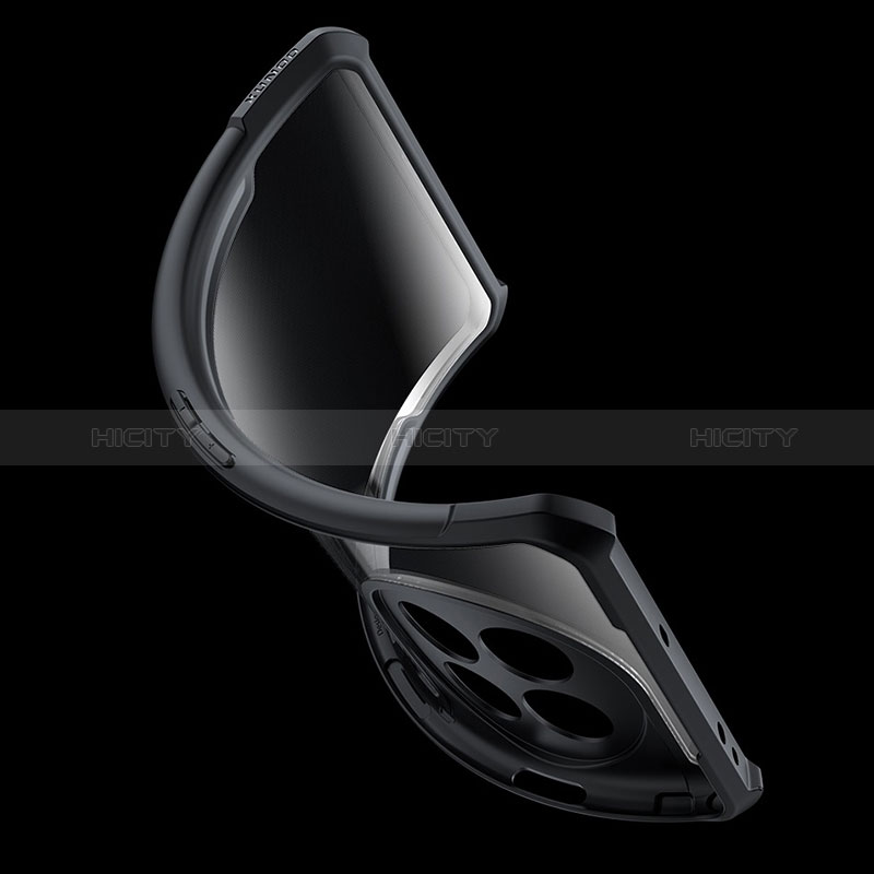 Funda Silicona Ultrafina Transparente T07 para OnePlus 11 5G Negro
