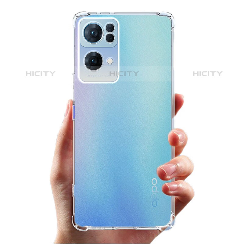 Funda Silicona Ultrafina Transparente T07 para Oppo Reno7 Pro 5G Claro