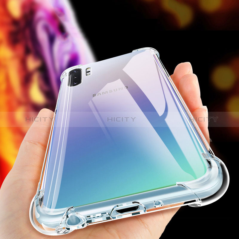 Funda Silicona Ultrafina Transparente T07 para Samsung Galaxy Note 10 Plus 5G Claro