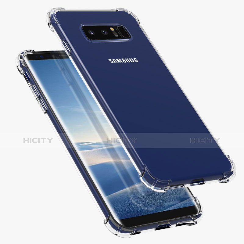 Funda Silicona Ultrafina Transparente T07 para Samsung Galaxy Note 8 Claro