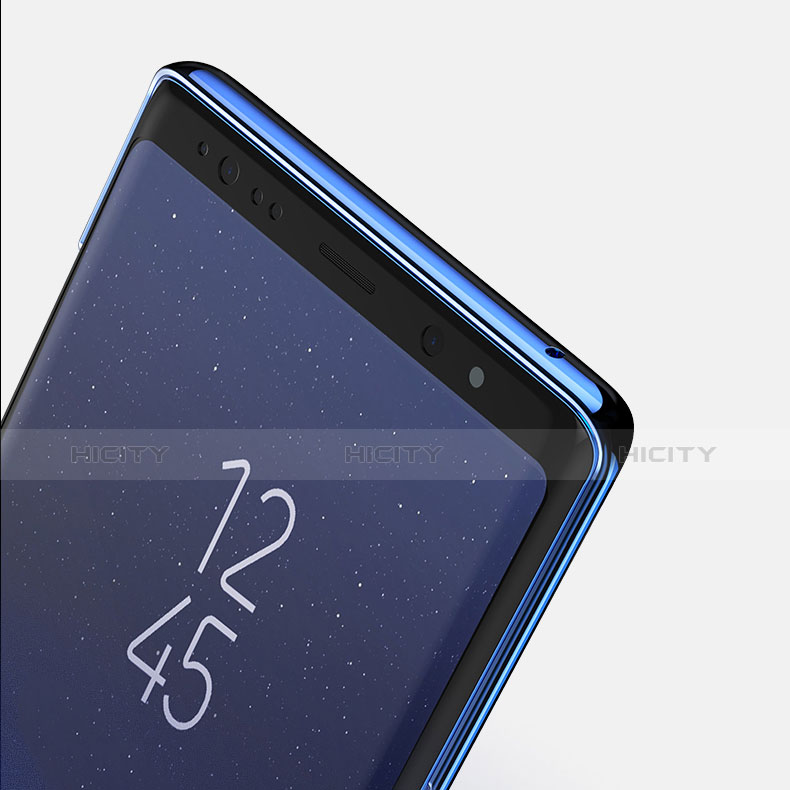 Funda Silicona Ultrafina Transparente T07 para Samsung Galaxy Note 9 Azul