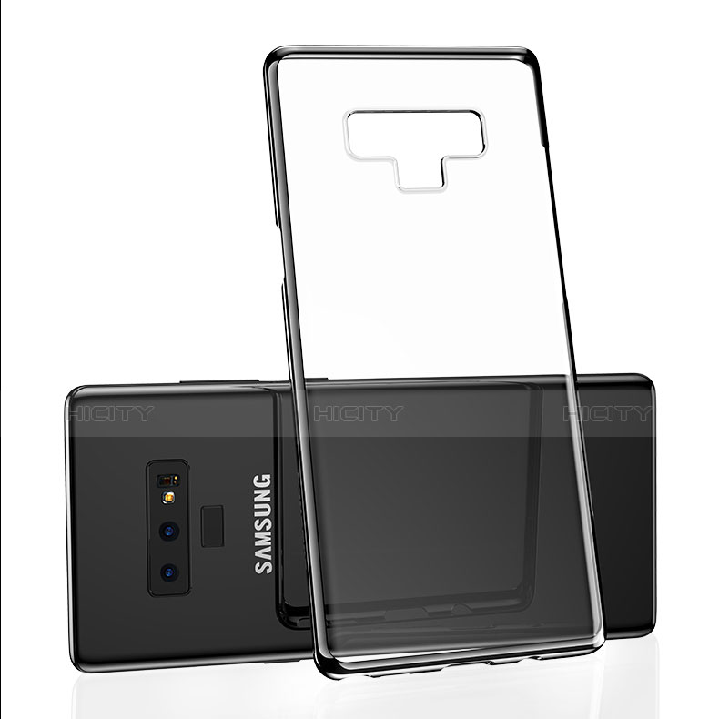 Funda Silicona Ultrafina Transparente T07 para Samsung Galaxy Note 9 Negro