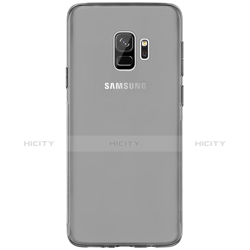 Funda Silicona Ultrafina Transparente T07 para Samsung Galaxy S9 Gris