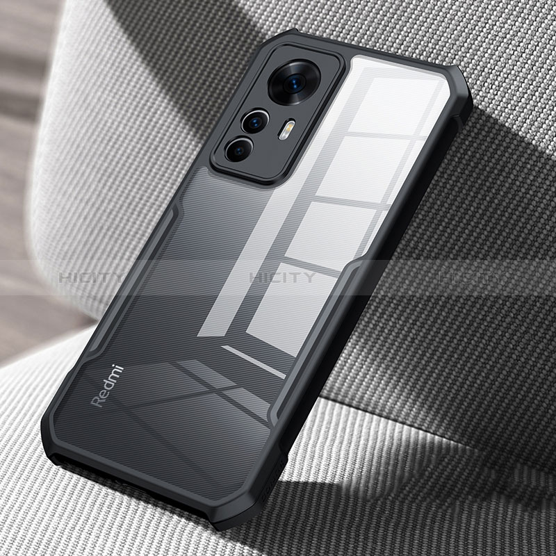Funda Silicona Ultrafina Transparente T07 para Xiaomi Mi 12T 5G Negro