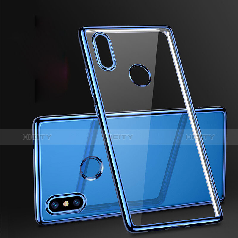 Funda Silicona Ultrafina Transparente T07 para Xiaomi Mi 8 SE Azul