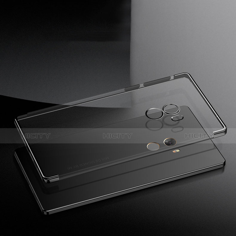 Funda Silicona Ultrafina Transparente T07 para Xiaomi Mi Mix 2 Negro