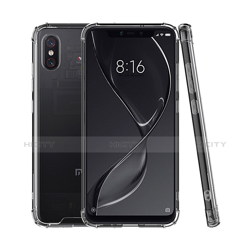 Funda Silicona Ultrafina Transparente T08 para Xiaomi Mi 8 Explorer Claro