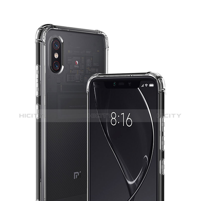 Funda Silicona Ultrafina Transparente T08 para Xiaomi Mi 8 Pro Global Version Claro