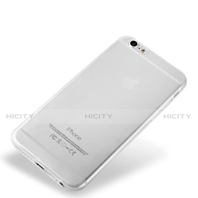 Funda Silicona Ultrafina Transparente T09 para Apple iPhone 6 Claro