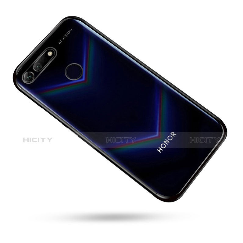 Funda Silicona Ultrafina Transparente T09 para Huawei Honor V20 Negro