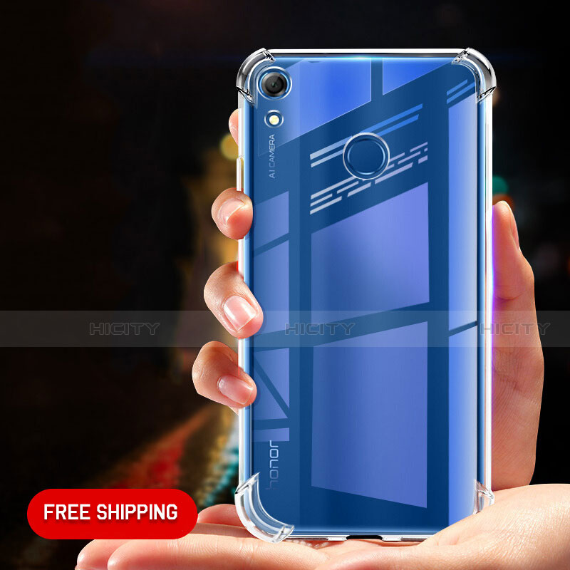 Funda Silicona Ultrafina Transparente T09 para Huawei Y6 Pro (2019) Claro