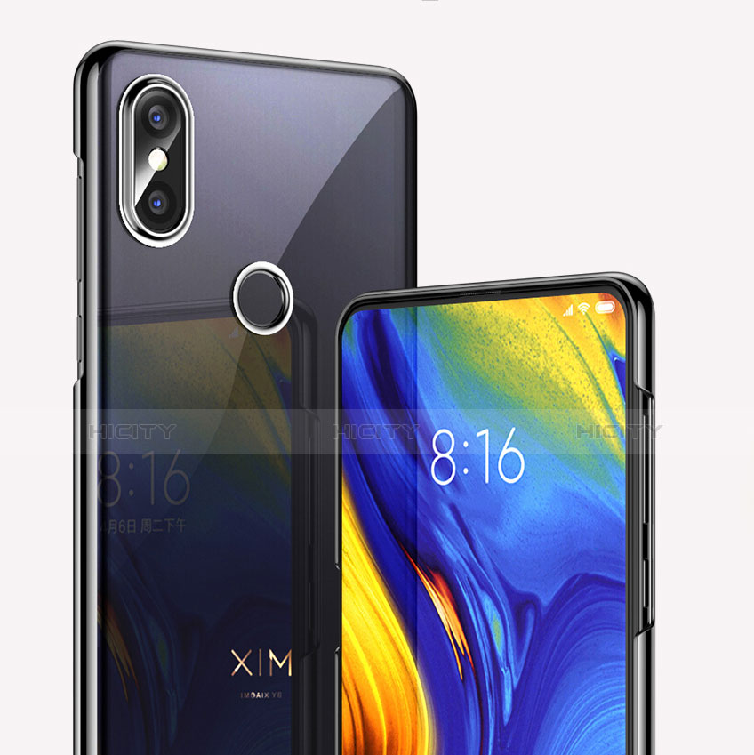 Funda Silicona Ultrafina Transparente T09 para Xiaomi Mi Mix 3 Negro