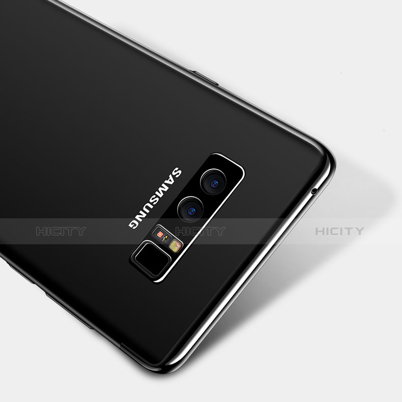 Funda Silicona Ultrafina Transparente T10 para Samsung Galaxy Note 8 Duos N950F Negro