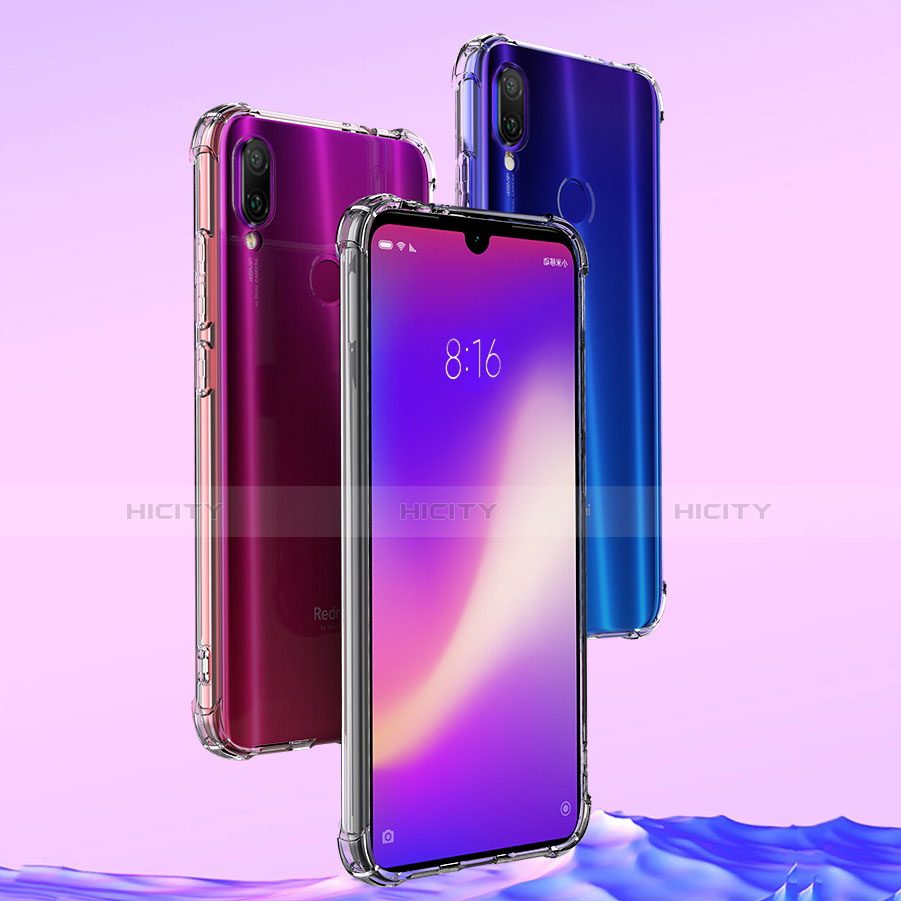 Funda Silicona Ultrafina Transparente T10 para Xiaomi Redmi Note 7 Claro