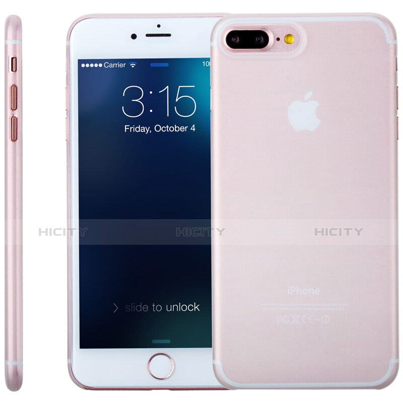 Funda Silicona Ultrafina Transparente T11 para Apple iPhone 8 Plus Blanco