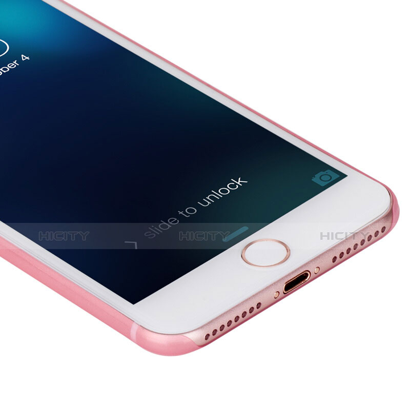 Funda Silicona Ultrafina Transparente T11 para Apple iPhone 8 Plus Rosa