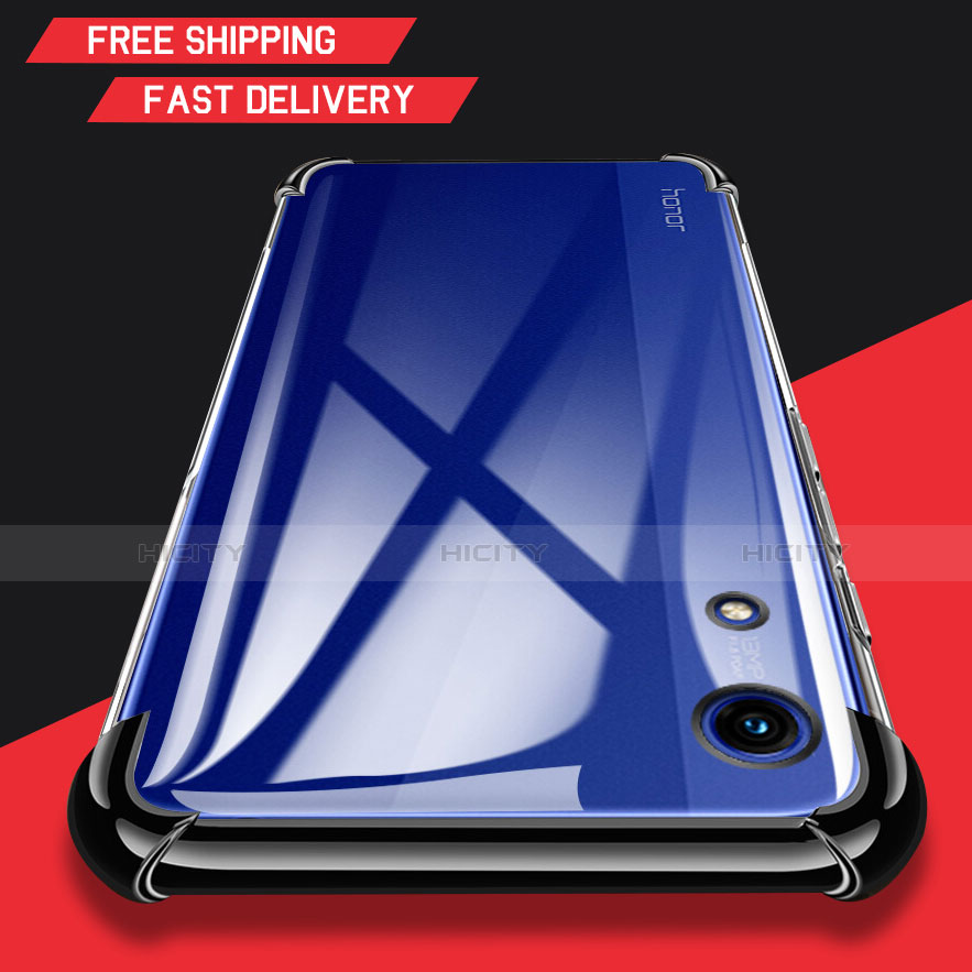 Funda Silicona Ultrafina Transparente T11 para Huawei Y6 Pro (2019) Negro