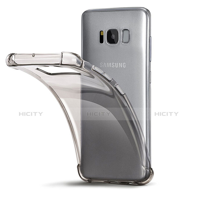 Funda Silicona Ultrafina Transparente T11 para Samsung Galaxy S8 Gris