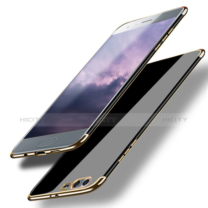 Funda Silicona Ultrafina Transparente T12 para Huawei Honor 9 Premium Oro