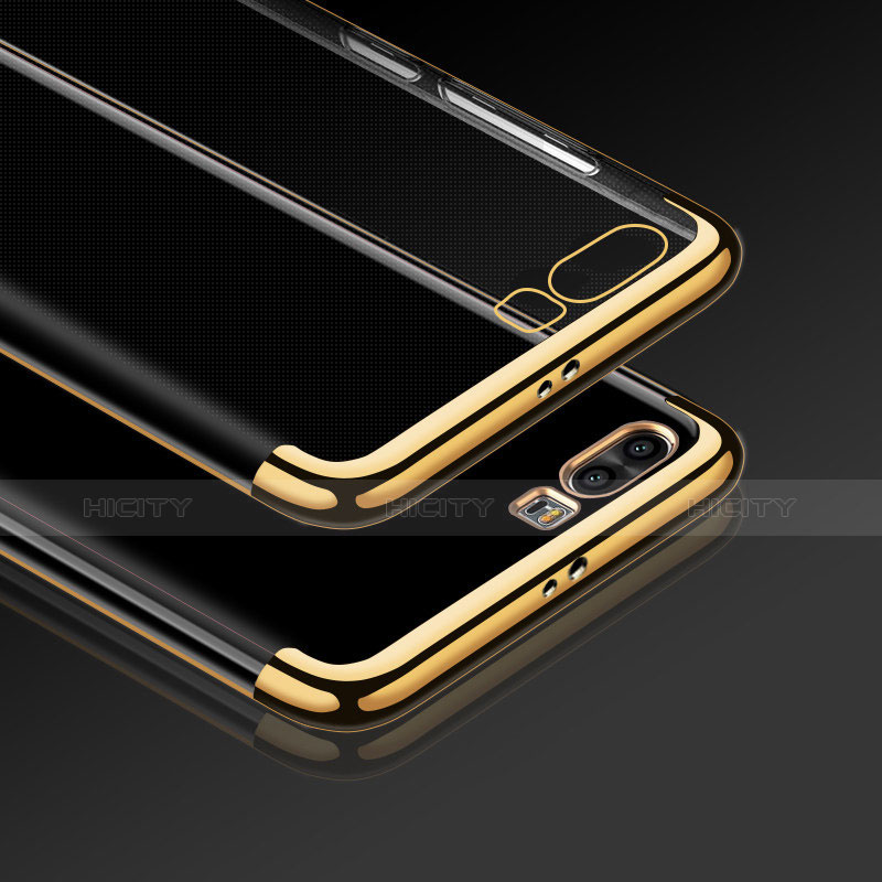 Funda Silicona Ultrafina Transparente T12 para Huawei Honor 9 Premium Oro
