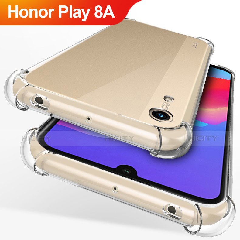 Funda Silicona Ultrafina Transparente T12 para Huawei Honor Play 8A Claro