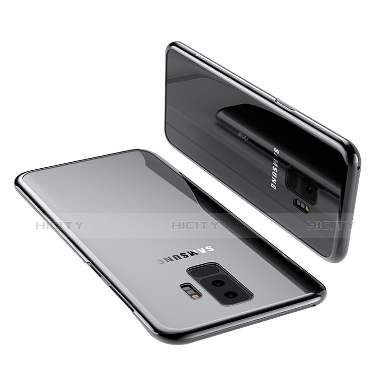 Funda Silicona Ultrafina Transparente T12 para Samsung Galaxy S9 Plus Negro