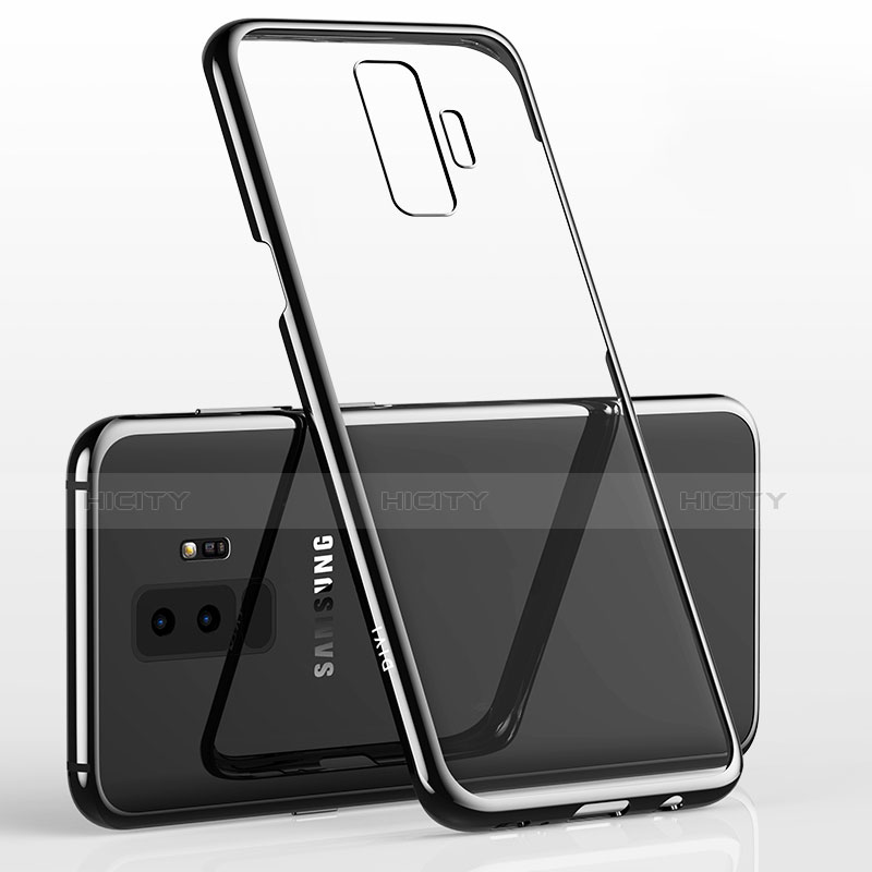 Funda Silicona Ultrafina Transparente T12 para Samsung Galaxy S9 Plus Negro