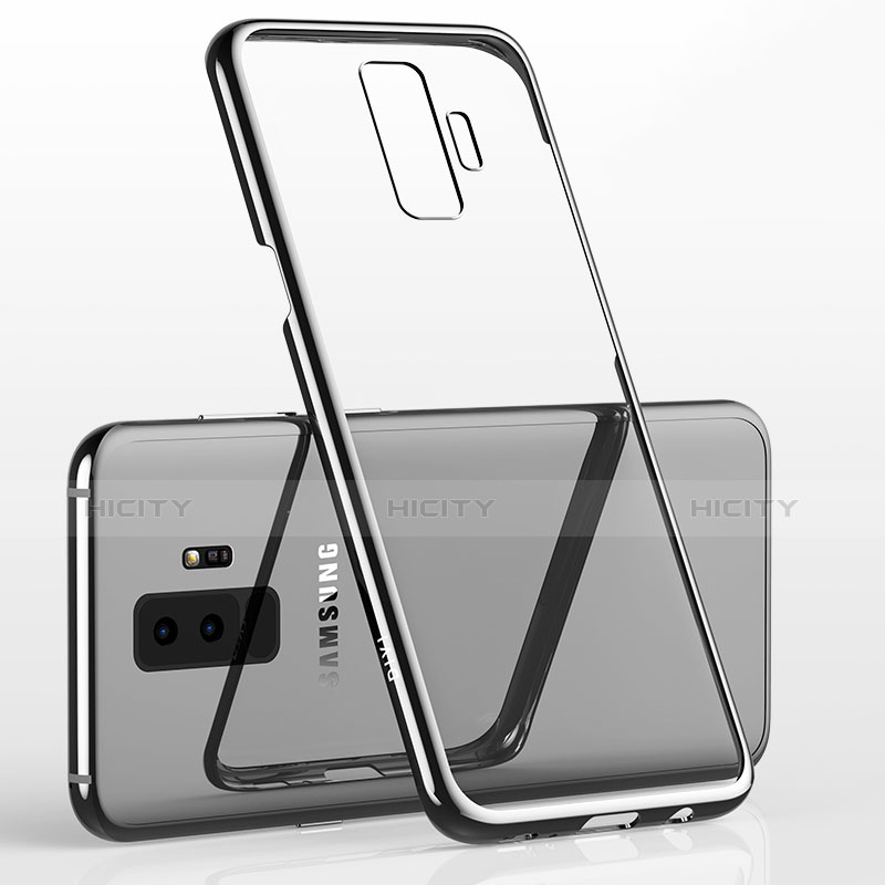 Funda Silicona Ultrafina Transparente T12 para Samsung Galaxy S9 Plus Plata
