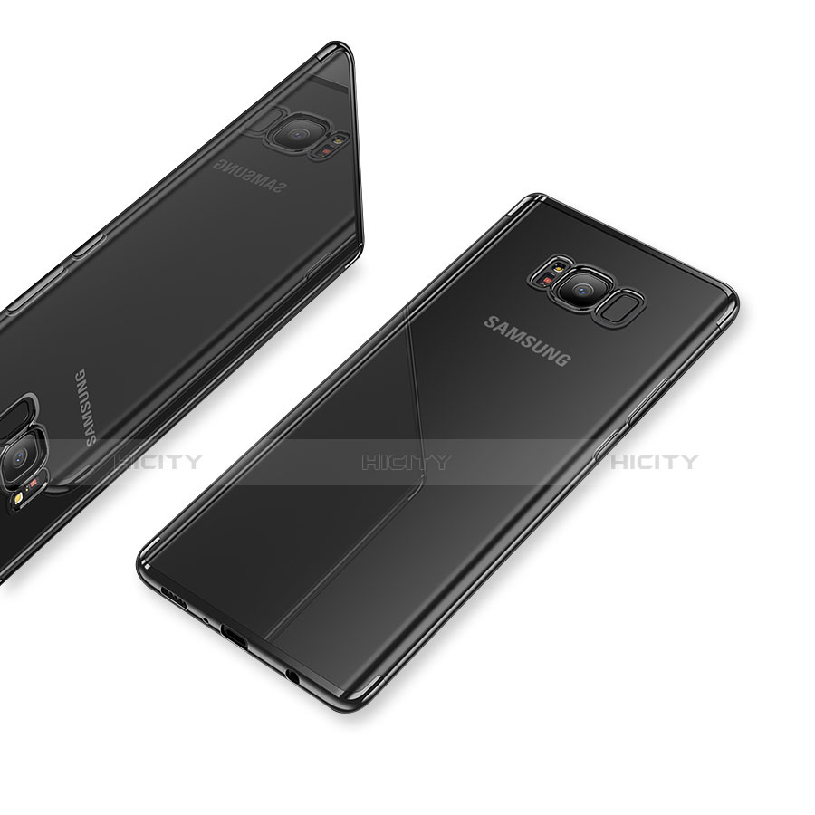 Funda Silicona Ultrafina Transparente T14 para Samsung Galaxy S8 Negro